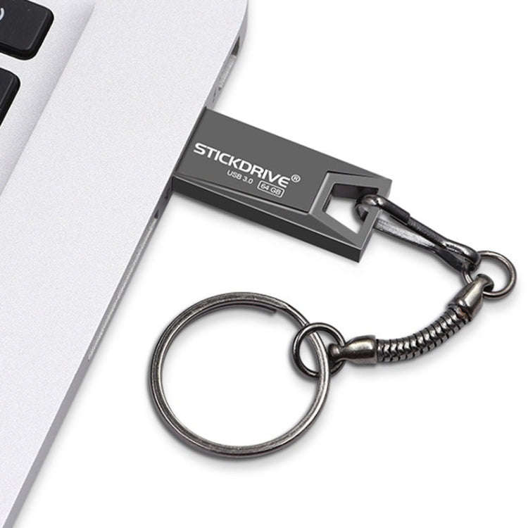 STICKDRIVE 128GB USB 3.0 High Speed Mini Metal U Disk (Black)