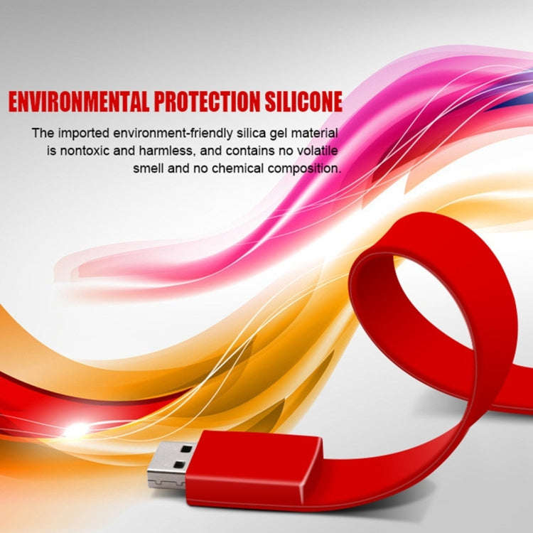 MicroDrive 4GB USB 2.0 Fashion Bracelet Wristband U Disk (Orange)