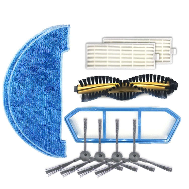 XI299 2 Pairs K614 Side Brushes + 2 PCS I261 Rags + 2 PCS I207 Filters + I205 Initial Effect Filt...