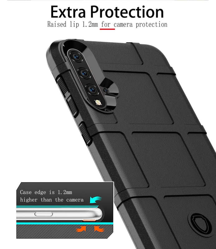 Shockproof Rugged Shield Full Coverage Protective Silicone Case for Huawei Nova 5 (Green)