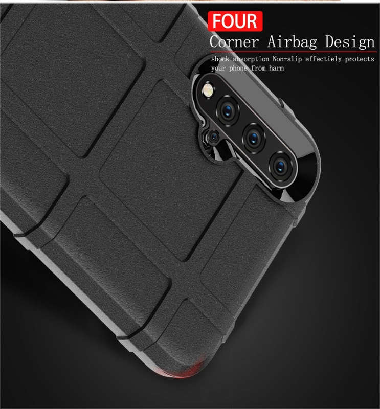 Shockproof Rugged Shield Full Coverage Protective Silicone Case for Huawei Nova 5 (Green)