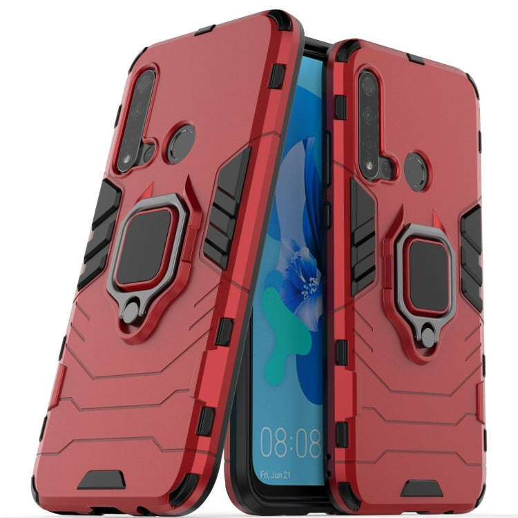 PC +TPU Shockproof Protective Case for Huawei P20 Lite (2019) / Nova 5i, with Magnetic Ring Holde...