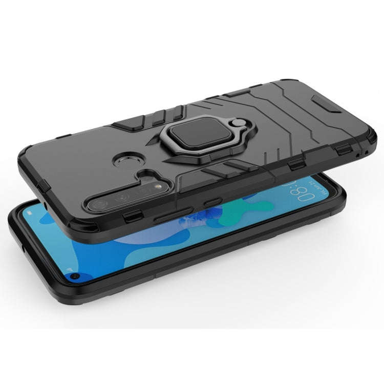 PC +TPU Shockproof Protective Case for Huawei P20 Lite (2019) / Nova 5i, with Magnetic Ring Holde...