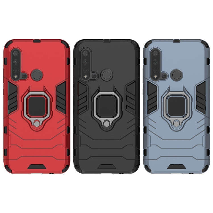 PC +TPU Shockproof Protective Case for Huawei P20 Lite (2019) / Nova 5i, with Magnetic Ring Holde...