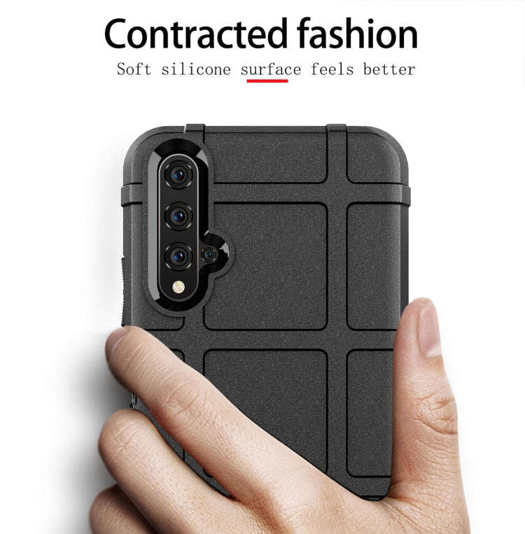 Shockproof Protector Cover Full Coverage Silicone Case for Huawei Honor 20 (Grey)