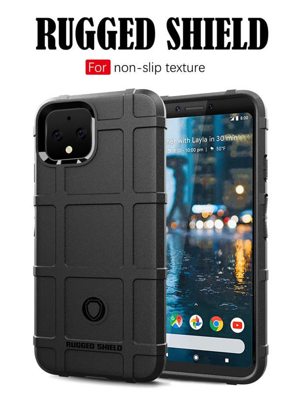 Shockproof Protector Cover Full Coverage Silicone Case for Google Pixel 4 (Green)