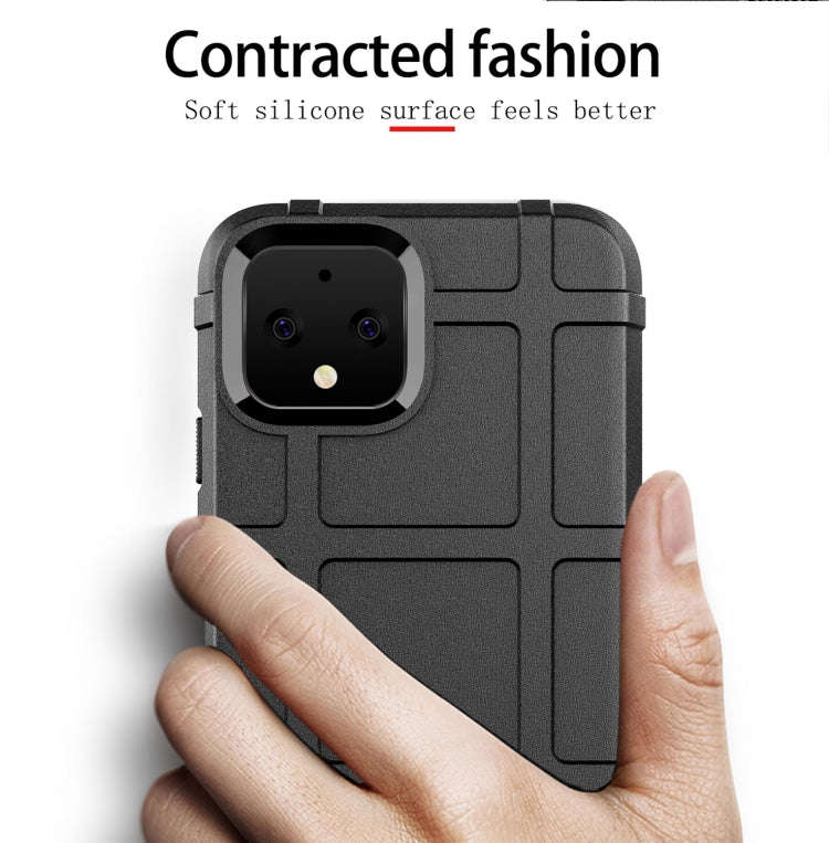 Shockproof Protector Cover Full Coverage Silicone Case for Google Pixel 4 (Green)