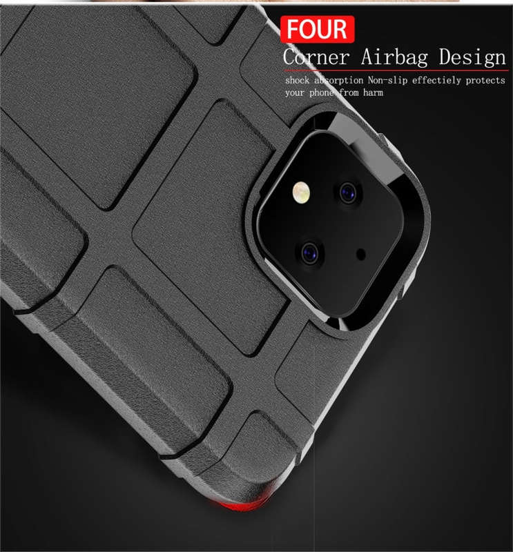 Shockproof Protector Cover Full Coverage Silicone Case for Google Pixel 4 (Green)