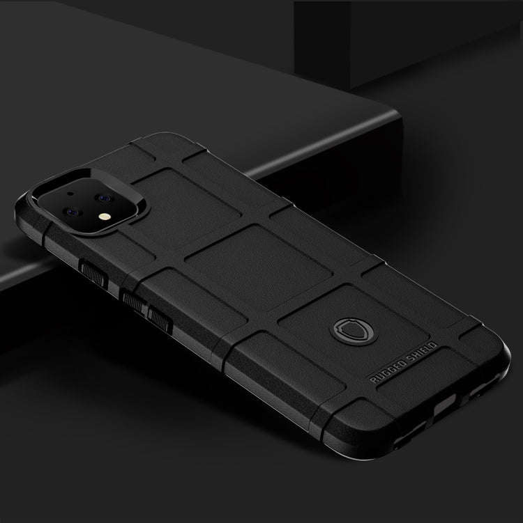 Shockproof Protector Cover Full Coverage Silicone Case for Google Pixel 4 XL (Black)