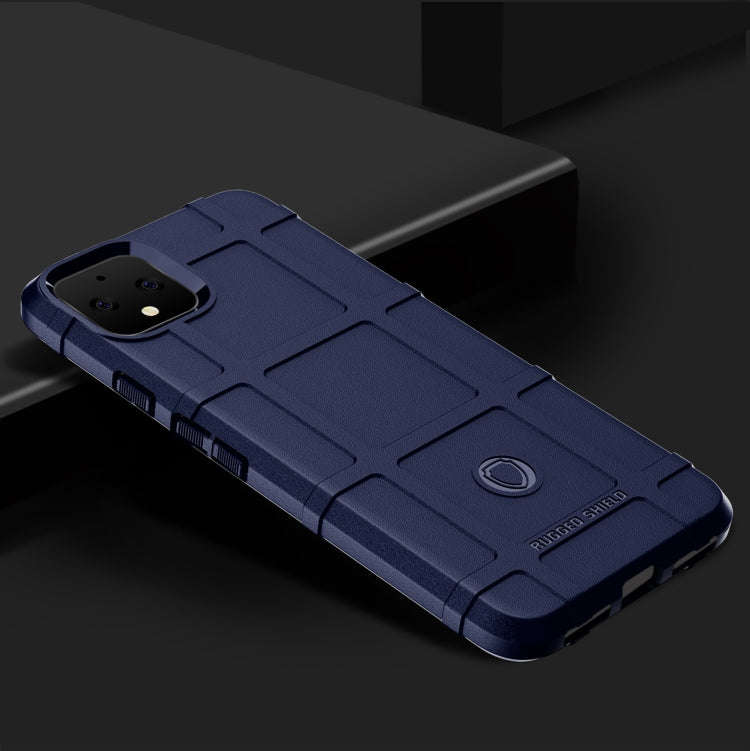 Shockproof Protector Cover Full Coverage Silicone Case for Google Pixel 4 XL (Blue)