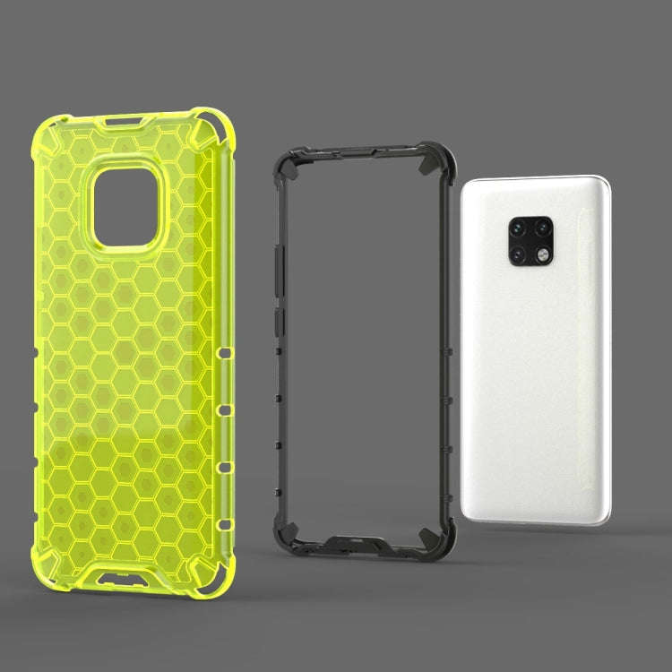 Shockproof Honeycomb PC + TPU Case for Huawei Mate 20 Pro (Black)