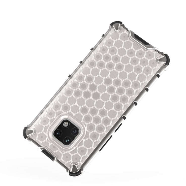 Shockproof Honeycomb PC + TPU Case for Huawei Mate 20 Pro (Black)