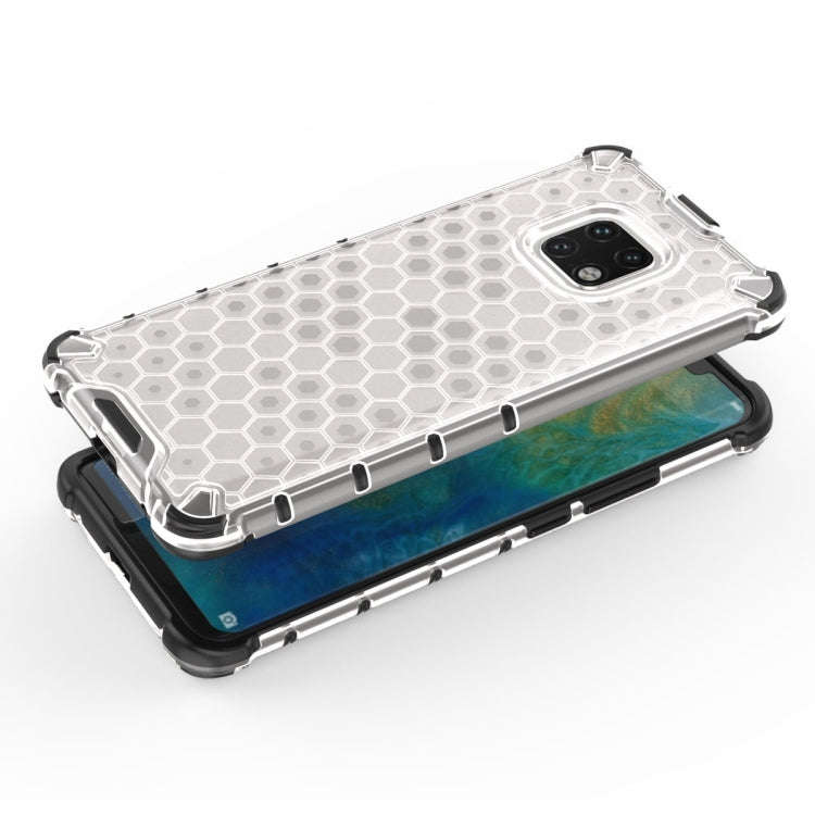 Shockproof Honeycomb PC + TPU Case for Huawei Mate 20 Pro (Black)