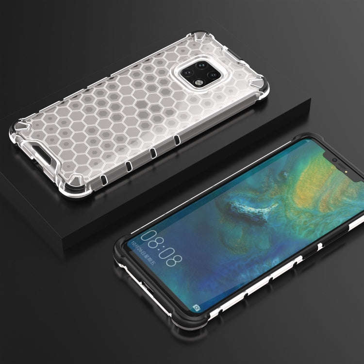 Shockproof Honeycomb PC + TPU Case for Huawei Mate 20 Pro (Transparent)
