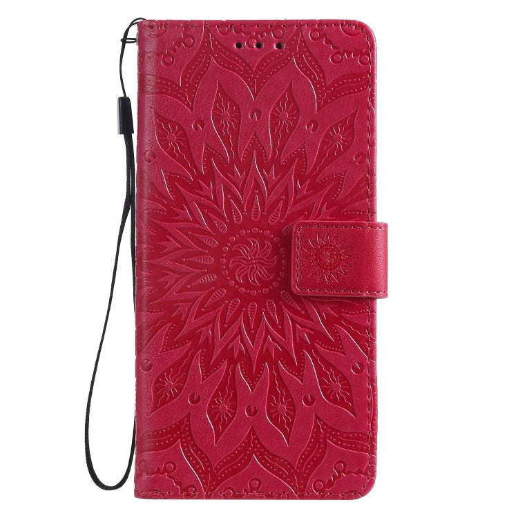 Pressed Printing Sunflower Pattern Horizontal Flip PU Leather Case for Huawei Nova 5i / P20 Lite ...