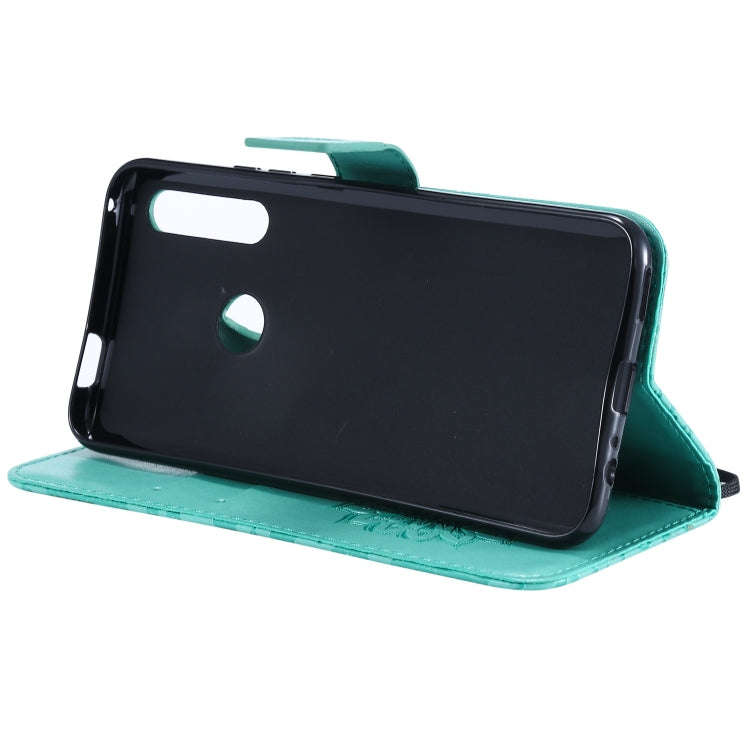 Pressed Printing Sunflower Pattern Horizontal Flip PU Leather Case for Huawei P Smart Z / Y9 Prim...