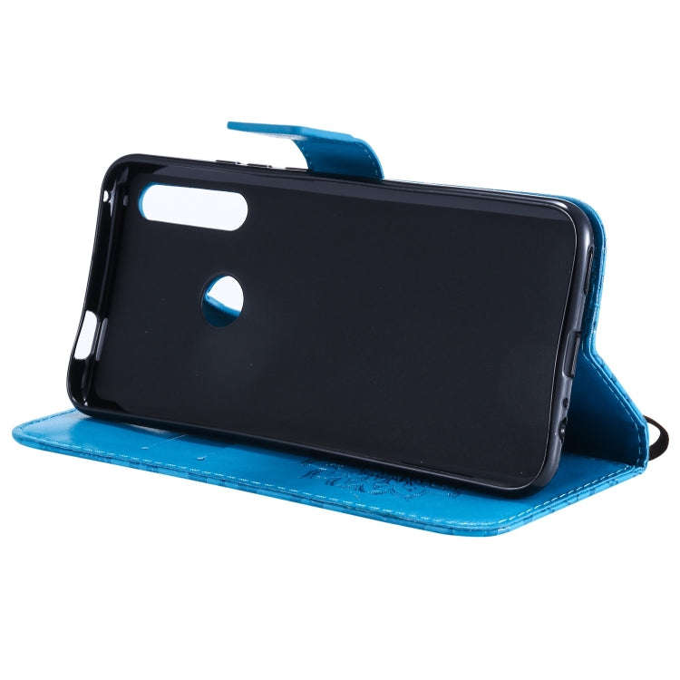 Pressed Printing Sunflower Pattern Horizontal Flip PU Leather Case for Huawei P Smart Z / Y9 Prim...