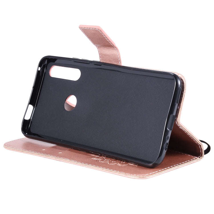 Pressed Printing Sunflower Pattern Horizontal Flip PU Leather Case for Huawei P Smart Z / Y9 Prim...