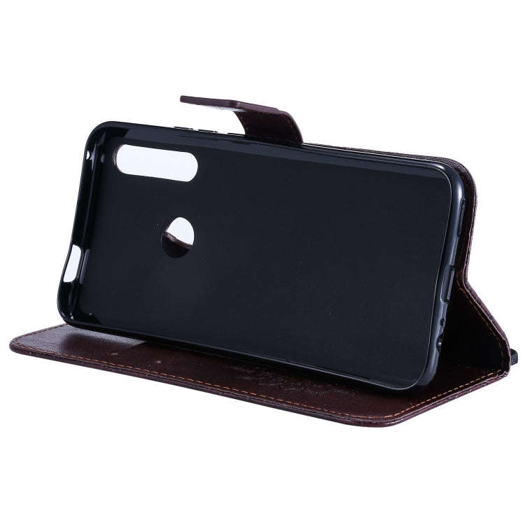 Pressed Printing Sunflower Pattern Horizontal Flip PU Leather Case for Huawei P Smart Z / Y9 Prim...