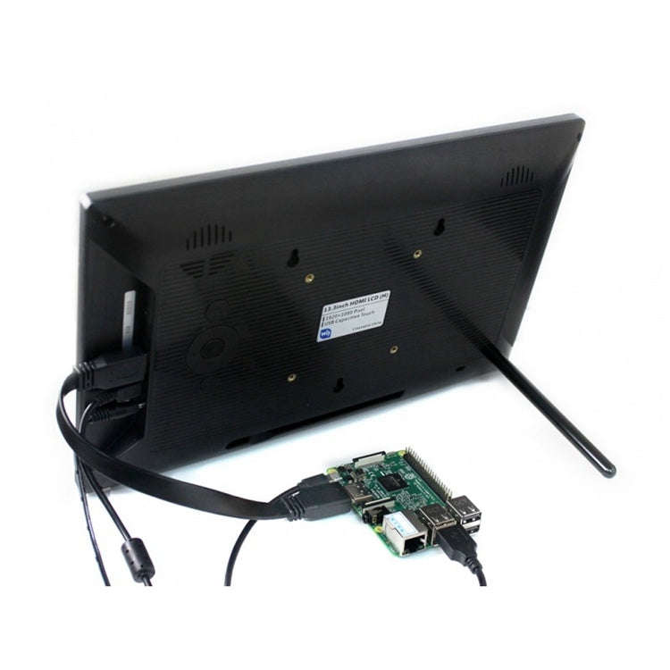 WAVESHARE 13.3inch HDMI LCD (H) Capacitive Touch Screen LCD with Toughened Glass Cover, Supports ...
