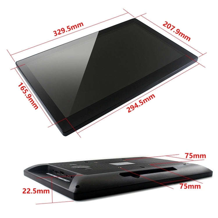 WAVESHARE 13.3inch HDMI LCD (H) Capacitive Touch Screen LCD with Toughened Glass Cover, Supports ...