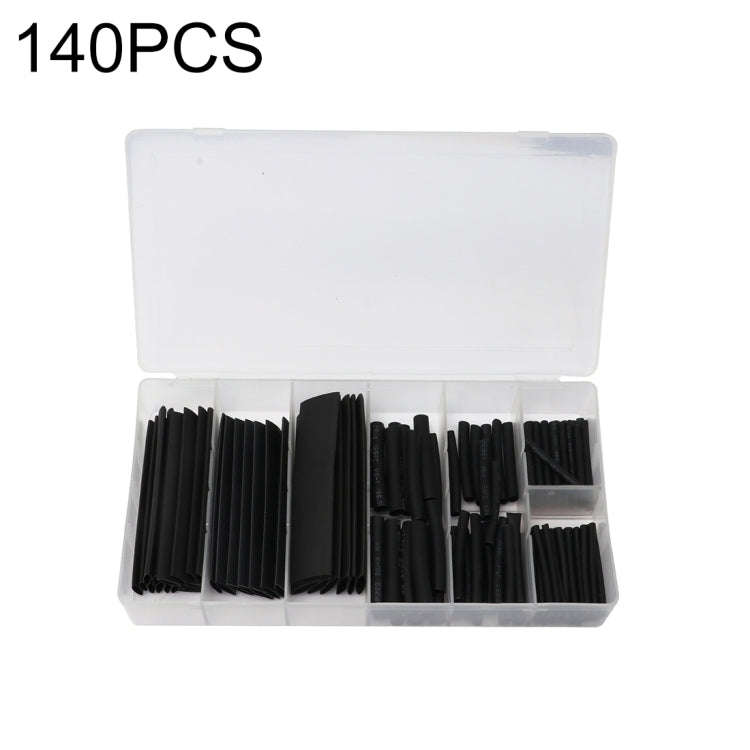 140 PCS / Box Waterproof High Toughness Oxidation Resistance Seal Heat-shrinkable Butt Wire Tube,...