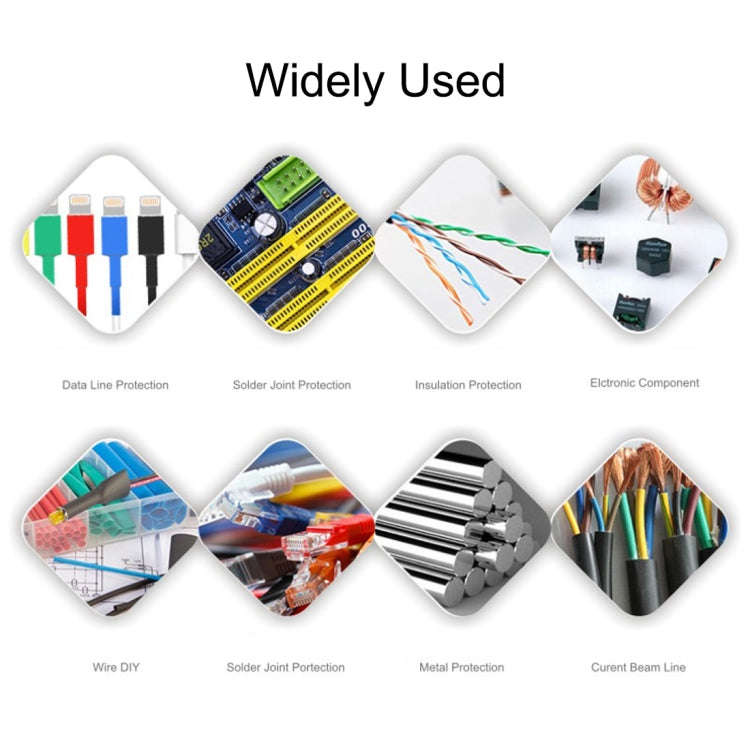 140 PCS / Box Waterproof High Toughness Oxidation Resistance Seal Heat-shrinkable Butt Wire Tube,...