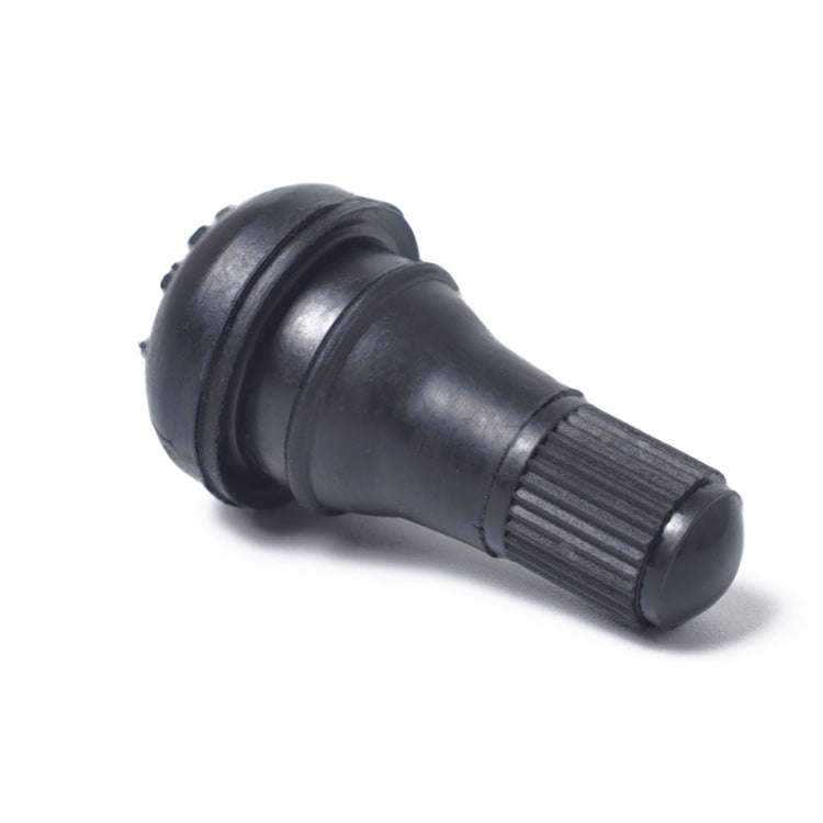 Snap-in Short Black Rubber Valve Stem (TR412) with Valve Core Wrench for Tubeless 0.453 Inch 11.5...