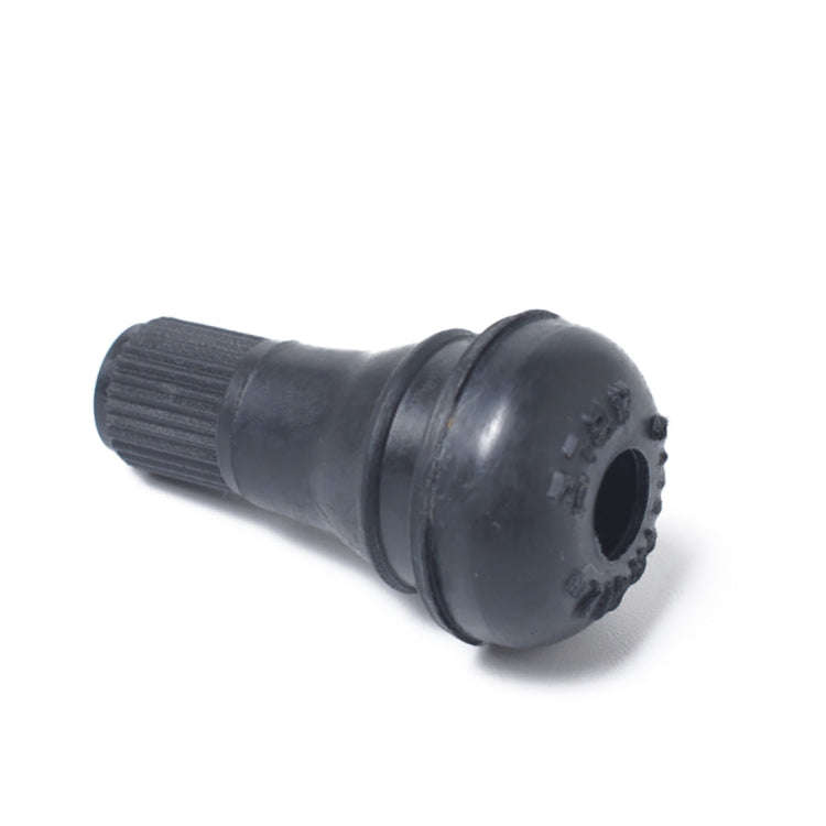 Snap-in Short Black Rubber Valve Stem (TR412) with Valve Core Wrench for Tubeless 0.453 Inch 11.5...