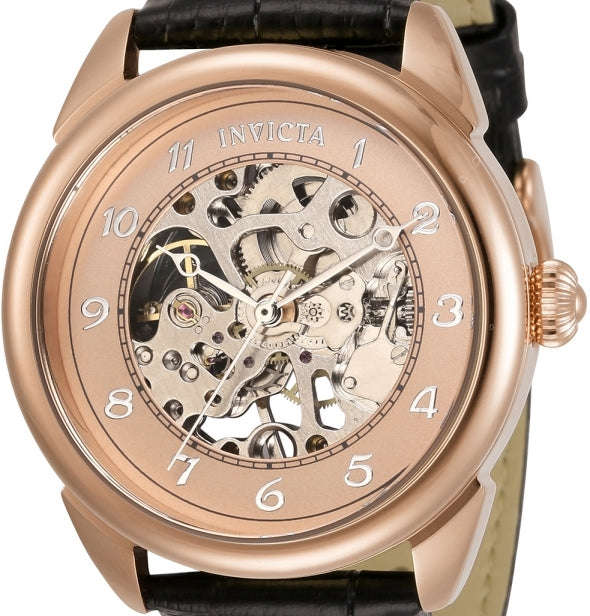 Authentic INVICTA Specialty Rose Gold Mechanical Mens Watch