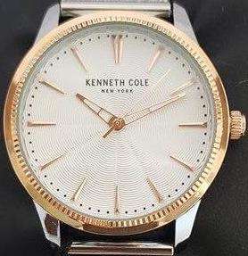 Authentic KENNETH COLE Two Tone Stainless Steel Mens Watch