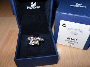 Swarovski star crystal ring