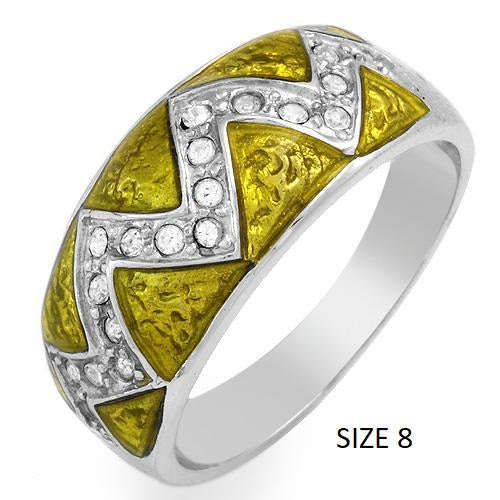 Stunning sterling silver and cubic rings