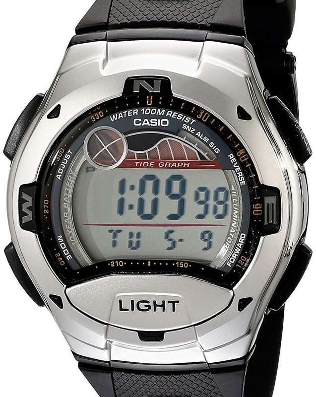 Authentic CASIO Digital Moon Phase Tide Graph Sports Fishing Watch