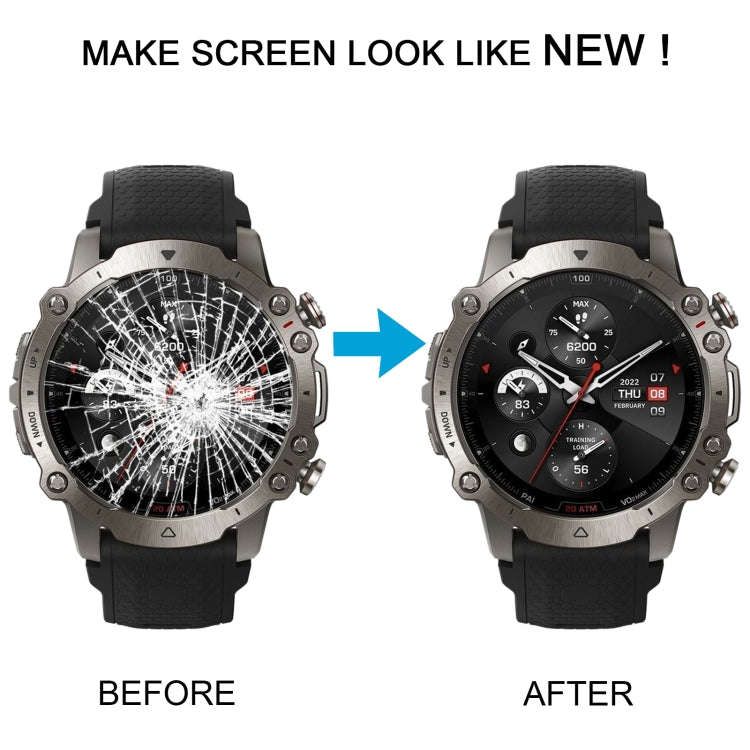 For Amazfit Falcon Original LCD Screen with Digitizer Full Assembly (Red)