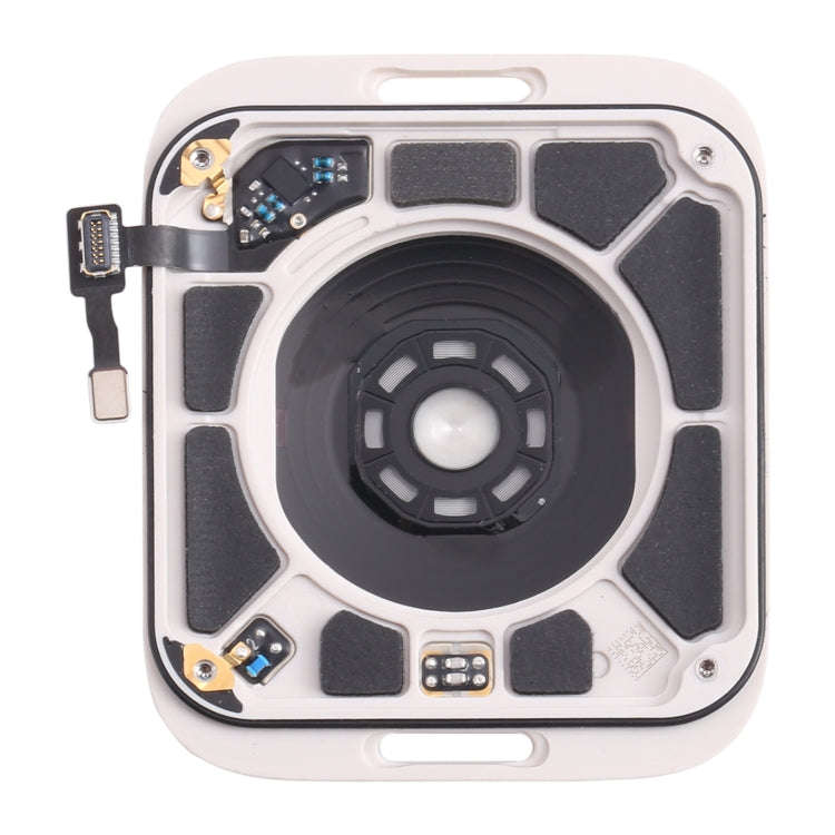 For Apple Watch SE 2022 44mm LTE Edition Rear Housing Glass Cover with Cable (Aurora)