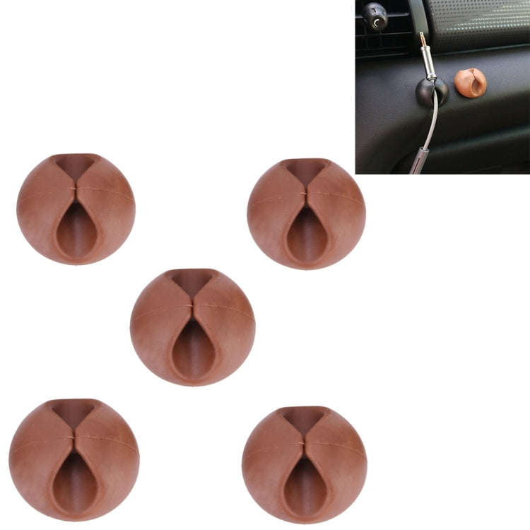 5pcs Single Cable Clips, Cable Management System and Cord Organizer Solution, Random Color Delivery
