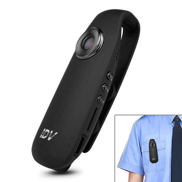 IDV 007 HD 1080P Clip Design Law Enforcement Recorder Portable Mini Monitoring Recorder, Support ...