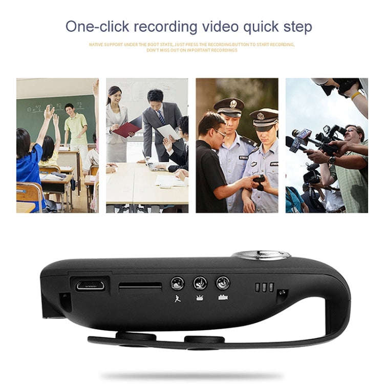 IDV 007 HD 1080P Clip Design Law Enforcement Recorder Portable Mini Monitoring Recorder, Support ...