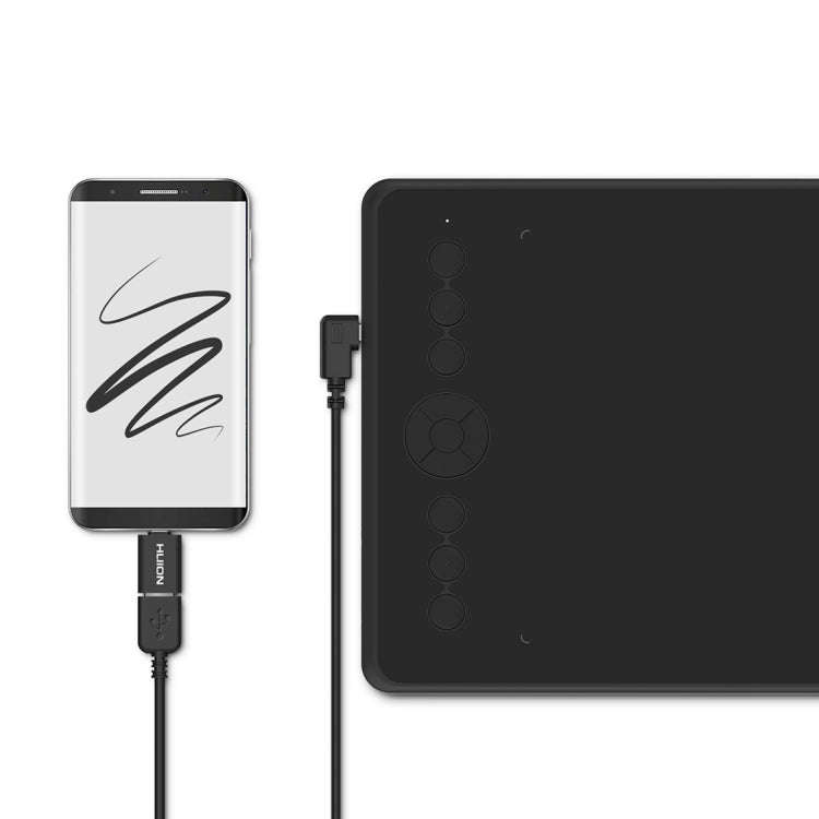 HUION Inspiroy Ink H320M 5080 LPI Art Drawing Tablet for Fun, with Battery-free Pen & Pen Holder(...