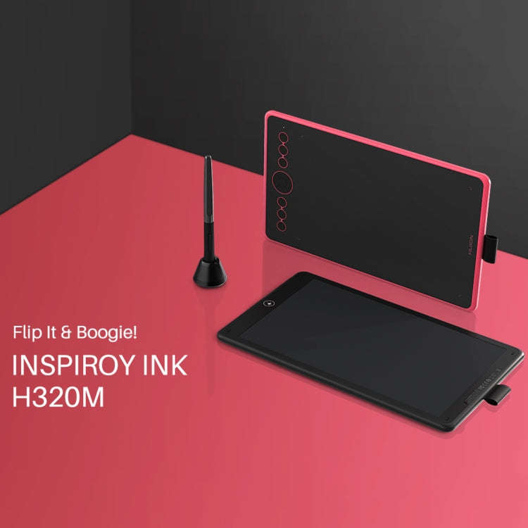 HUION Inspiroy Ink H320M 5080 LPI Art Drawing Tablet for Fun, with Battery-free Pen & Pen Holder(...