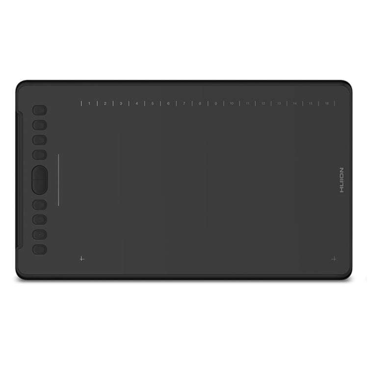 HUION H1161 5080 LPI Touch Strip Art Drawing Tablet for Fun, with Battery-free Pen & Pen Holder
