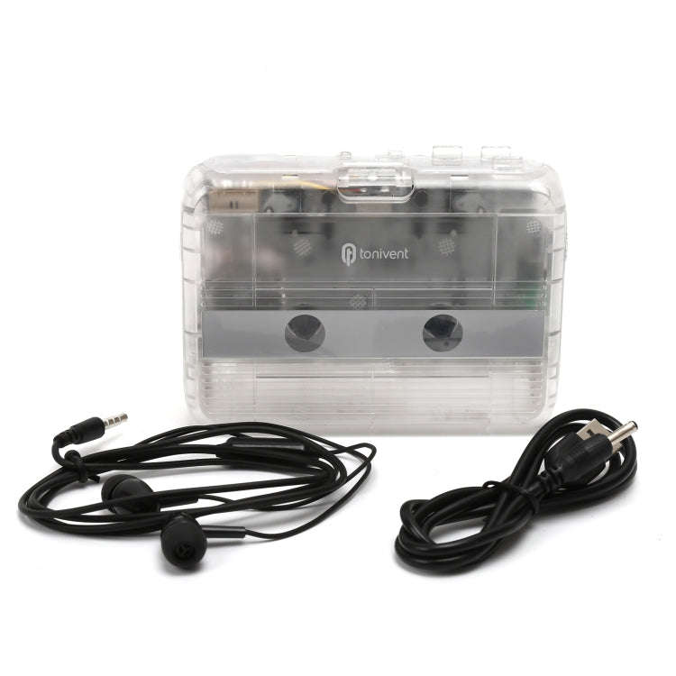 Tonivent TON007T Portable Bluetooth Tape Cassette Player, Support FM / Bluetooth Input and Output...