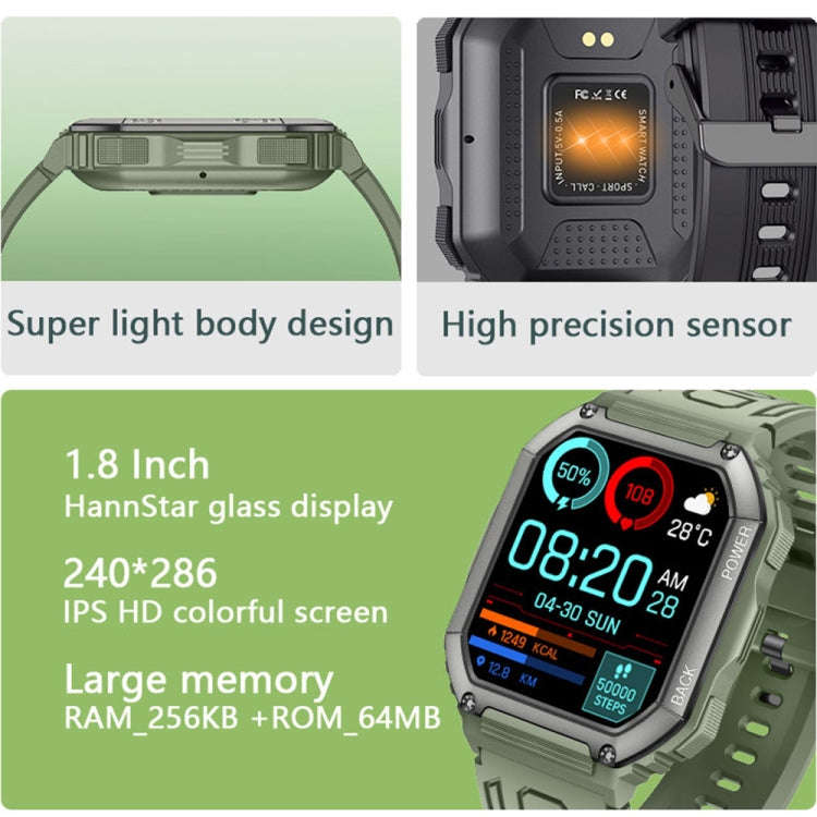 KR06 Waterproof Pedometer Sport Smart Watch, Support Heart Rate / Blood Pressure Monitoring / BT ...