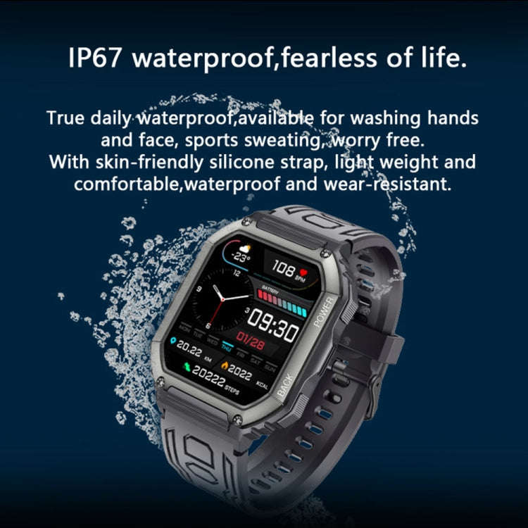 KR06 Waterproof Pedometer Sport Smart Watch, Support Heart Rate / Blood Pressure Monitoring / BT ...