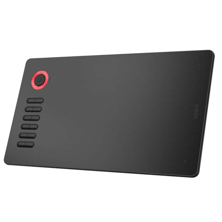 VEIKK A15PRO 10x6 inch 5080 LPI Type-C Interface Smart Touch Electronic Graphic Tablet (Red)