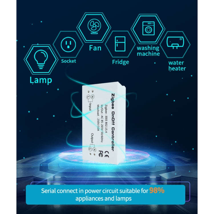 85-265V 50-60Hz IEEE 802.15.4 Zigbee Smart Wireless Switch Controller