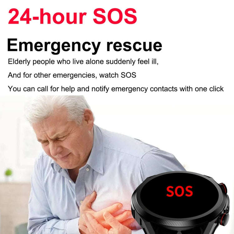 ET310 1.39 inch IPS Screen IP67 Waterproof Silicone Band Smart Watch, Support Body Temperature Mo...