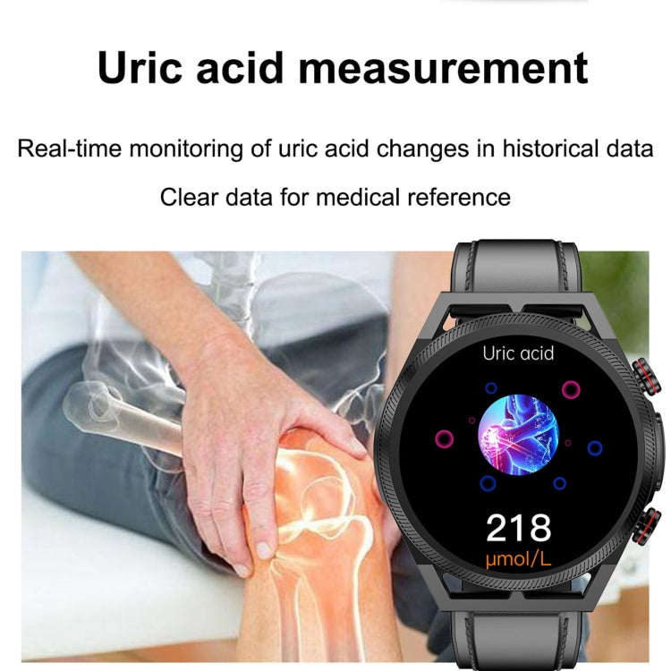 ET310 1.39 inch IPS Screen IP67 Waterproof Silicone Band Smart Watch, Support Body Temperature Mo...
