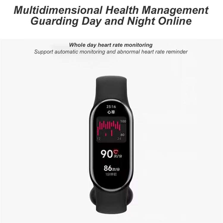 [HK Warehouse] Original Xiaomi Mi Band 8 Global 1.62 inch AMOLED Screen 5ATM Waterproof Smart Wat...